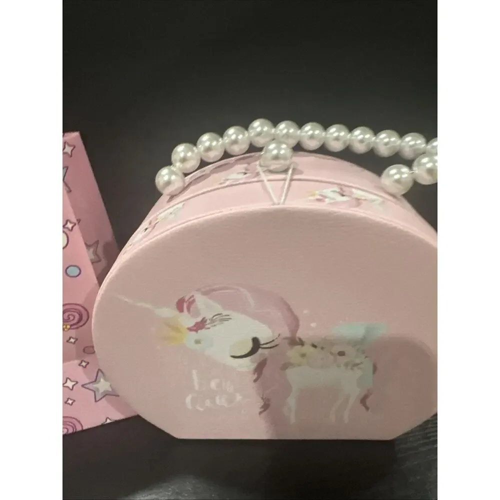 Unicorn Box Hair Accessories Set Hair Ties, Clips &Bow